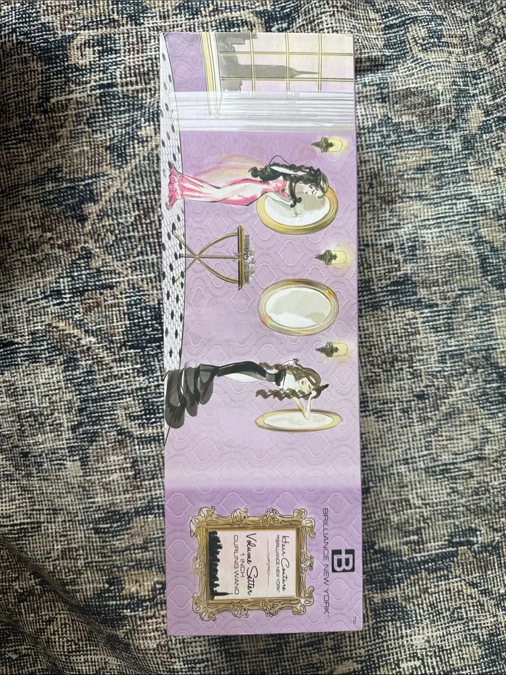 Brilliance New York Purple Curling Wand — Professional Salon-Style Curls